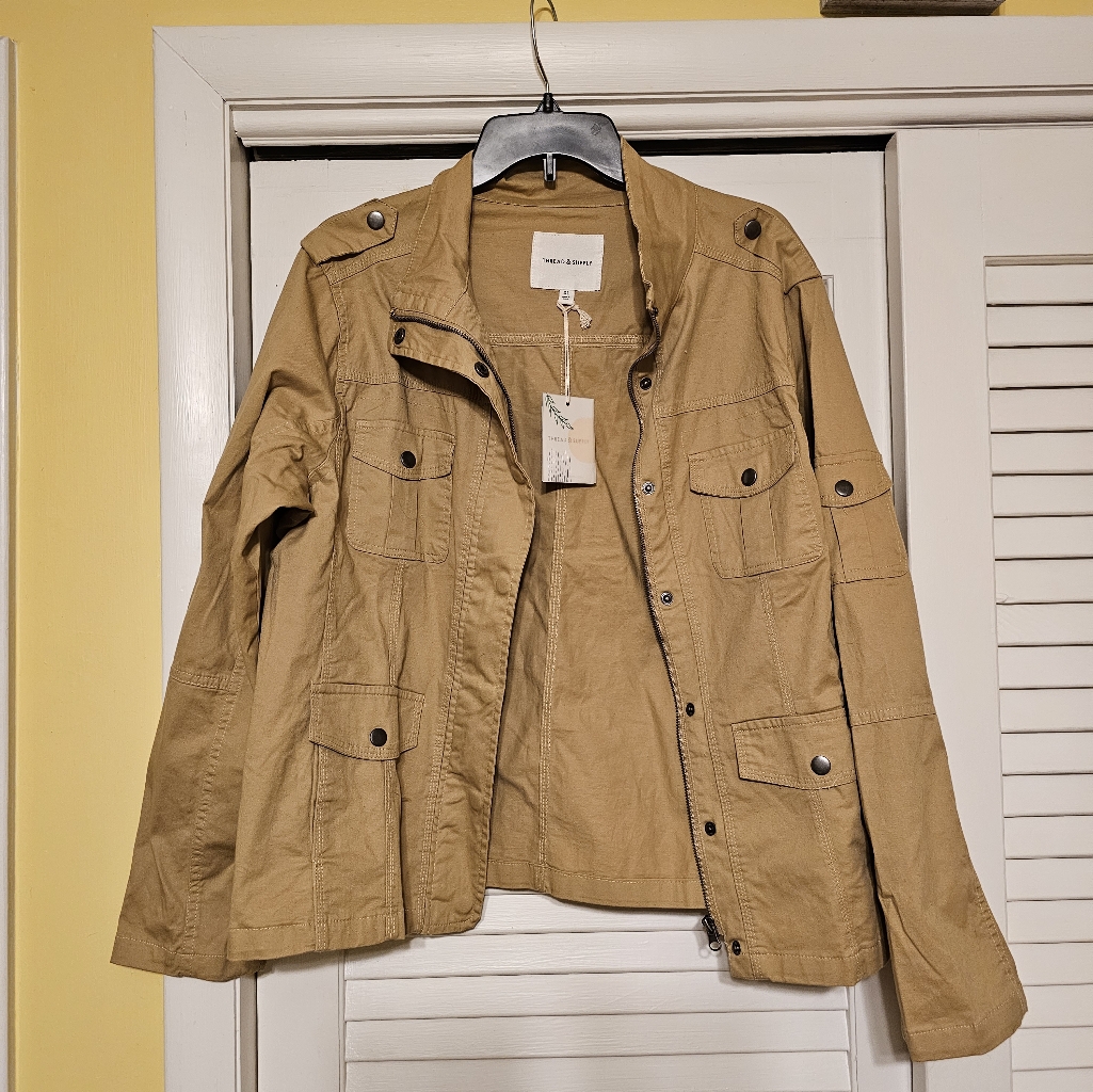 Nwt Thread & Supply Utility Jacket